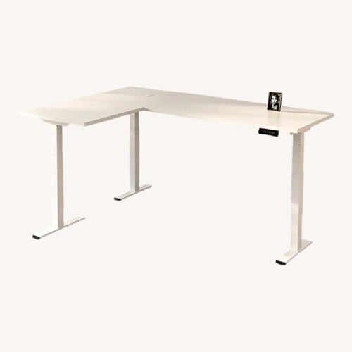 Used Flexispot L Shaped Standing Desk E1L for sale on AptDeco