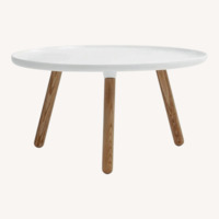 Normann Copenhagen Tablo Table White/Oak L
