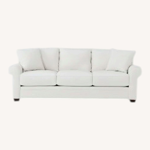 Used Living Spaces Cameron IV Sofa White 3+ Seater Sofa for sale on AptDeco