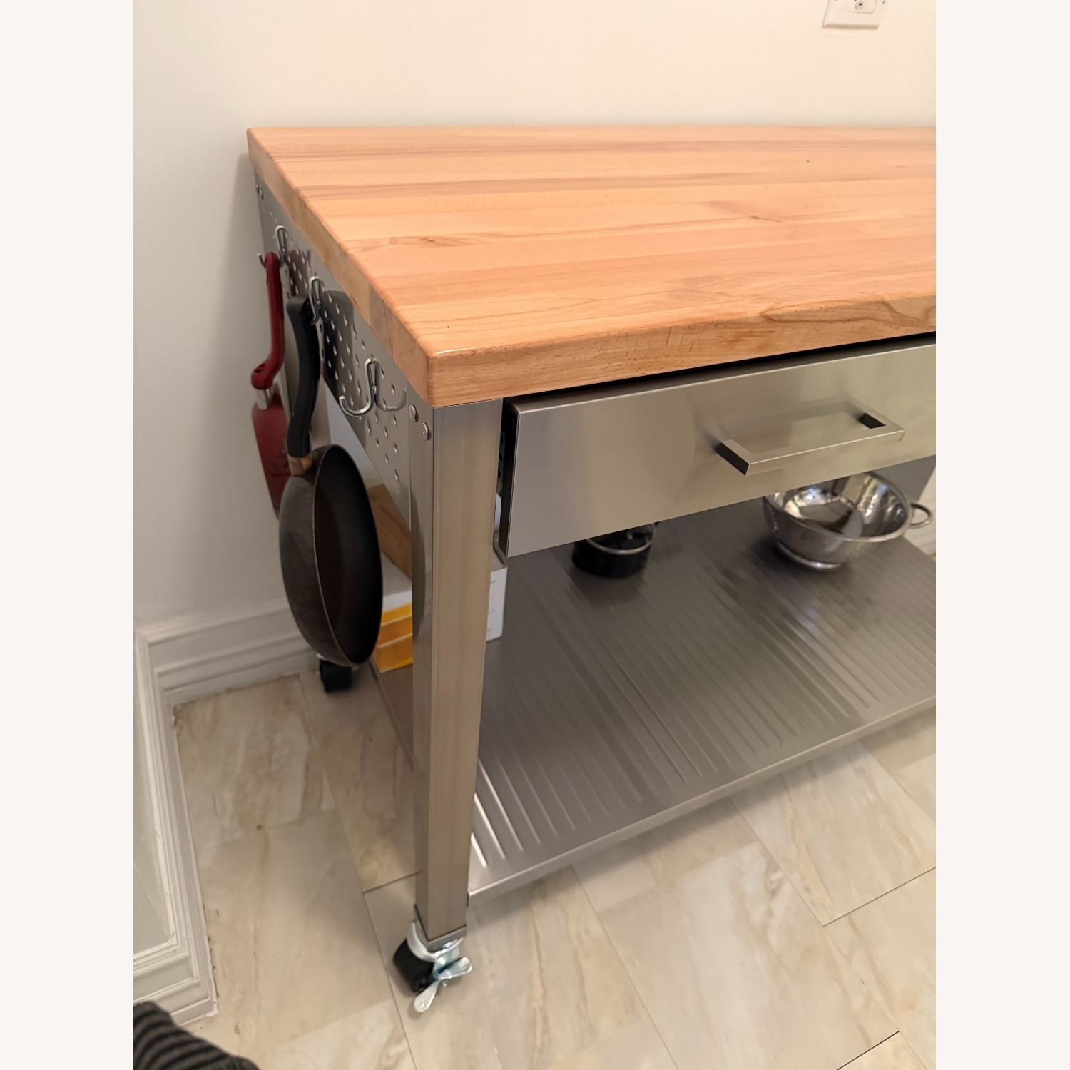 Wayfair 48" Stainless Steel Kitchen Island - image-3