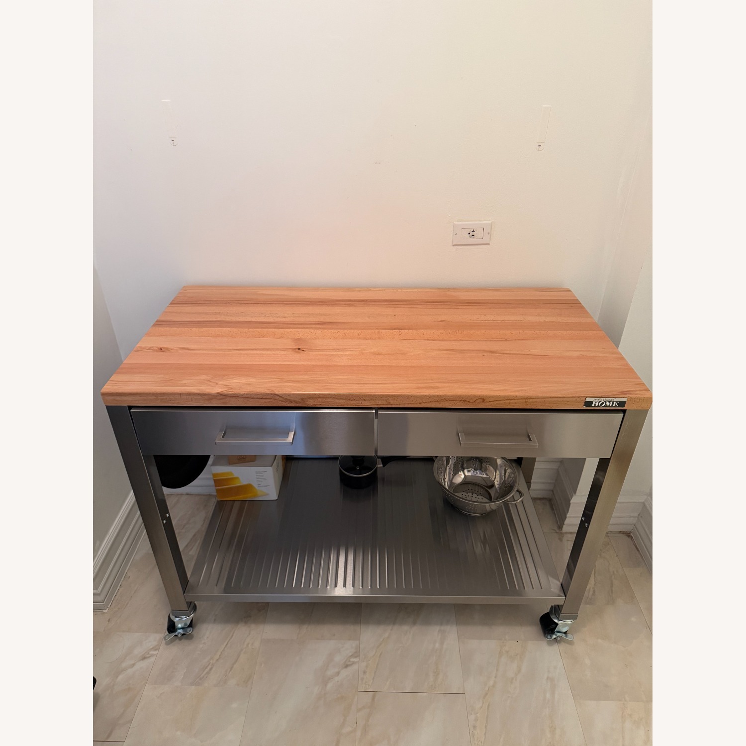 Wayfair 48" Stainless Steel Kitchen Island - image-1