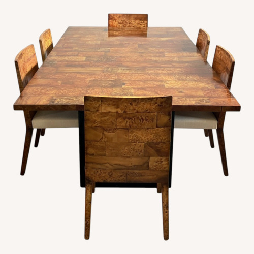 Used TARACEA Natural Wood Dining Set for sale on AptDeco