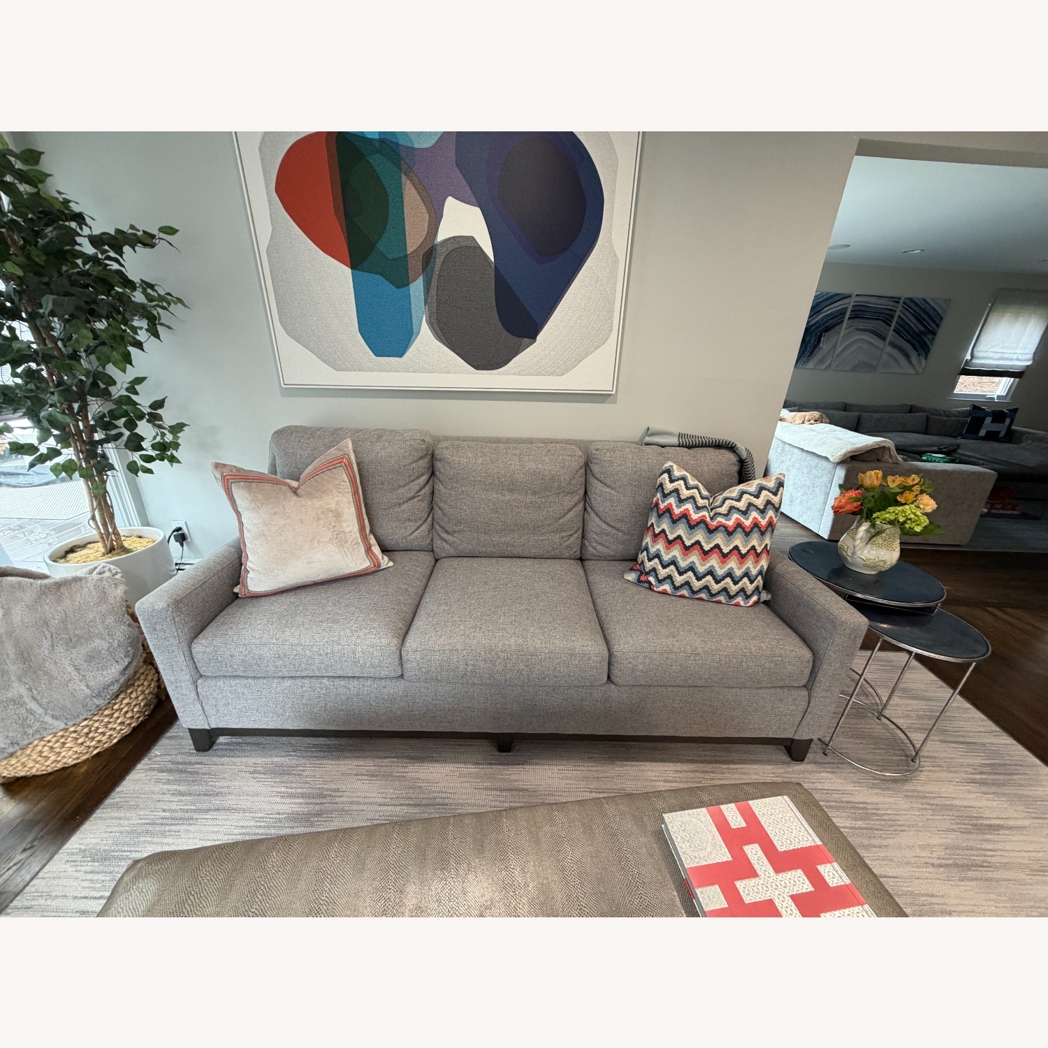 CR Laine Furniture Gray 3+ Seater Sofa - image-1