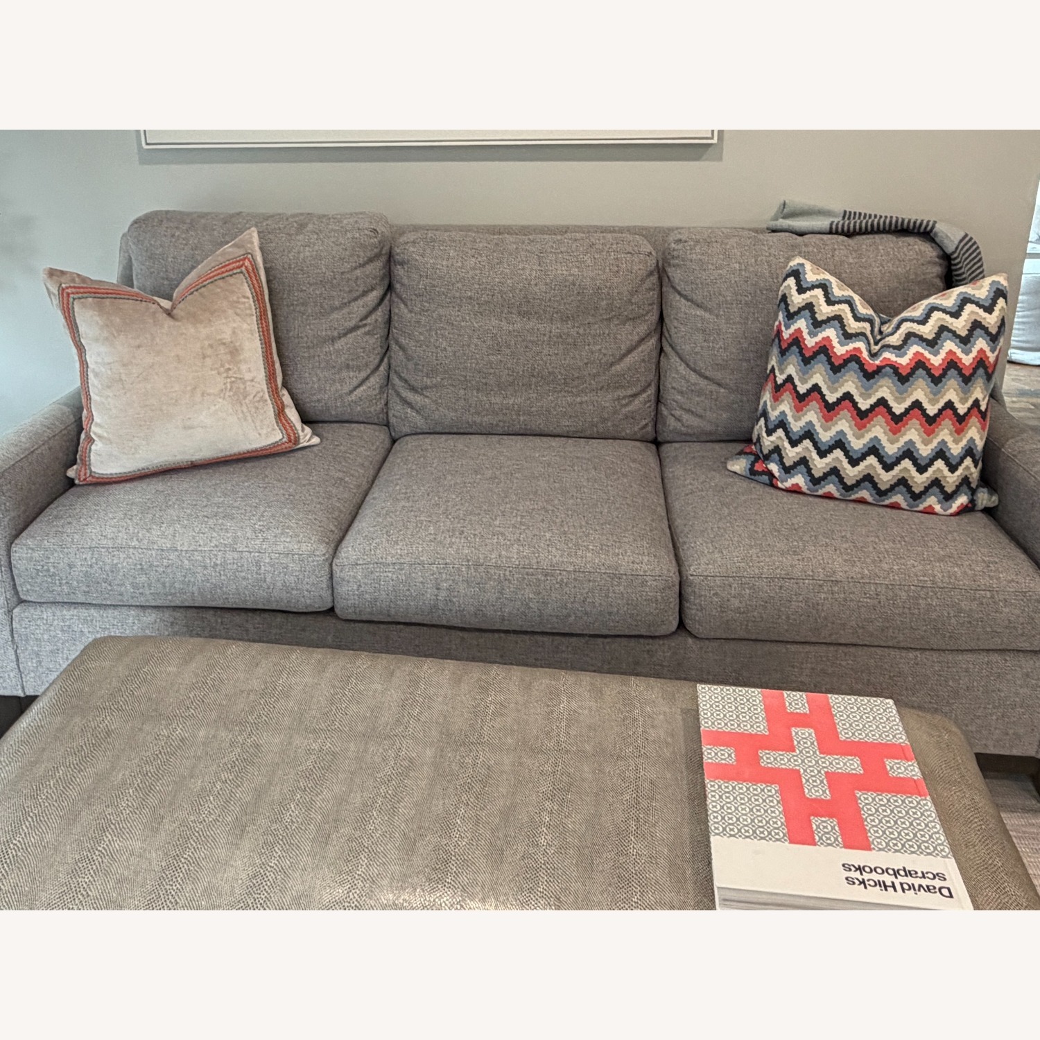 CR Laine Furniture Gray 3+ Seater Sofa - image-3