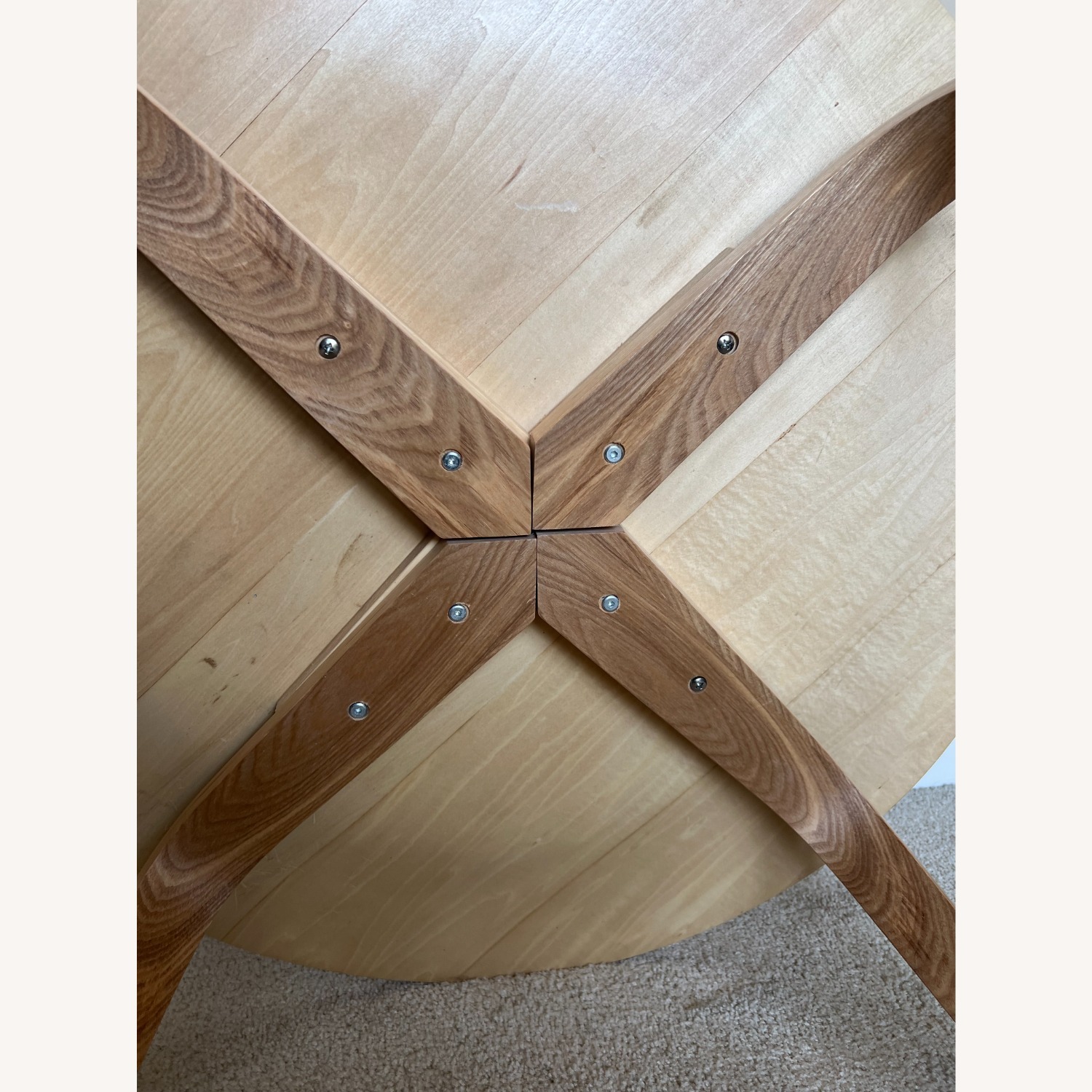 Eames Style Molded Plywood Coffee Table Ash Saucer - image-12