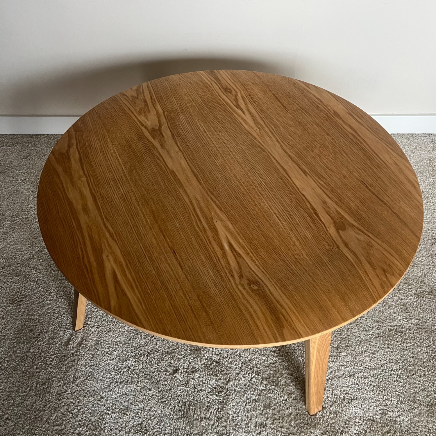 Eames Style Molded Plywood Coffee Table Ash Saucer - image-6