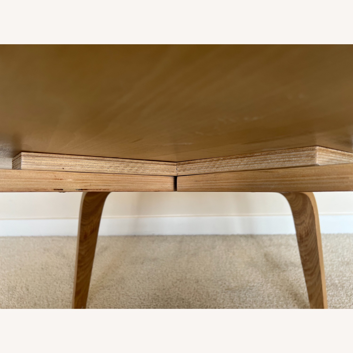 Eames Style Molded Plywood Coffee Table Ash Saucer - image-11