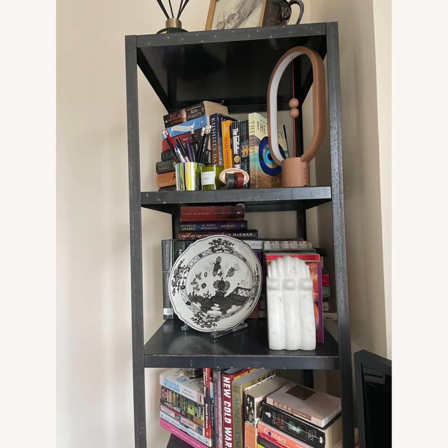 ABC Carpet and Home Black Metal Bookcase - image-3