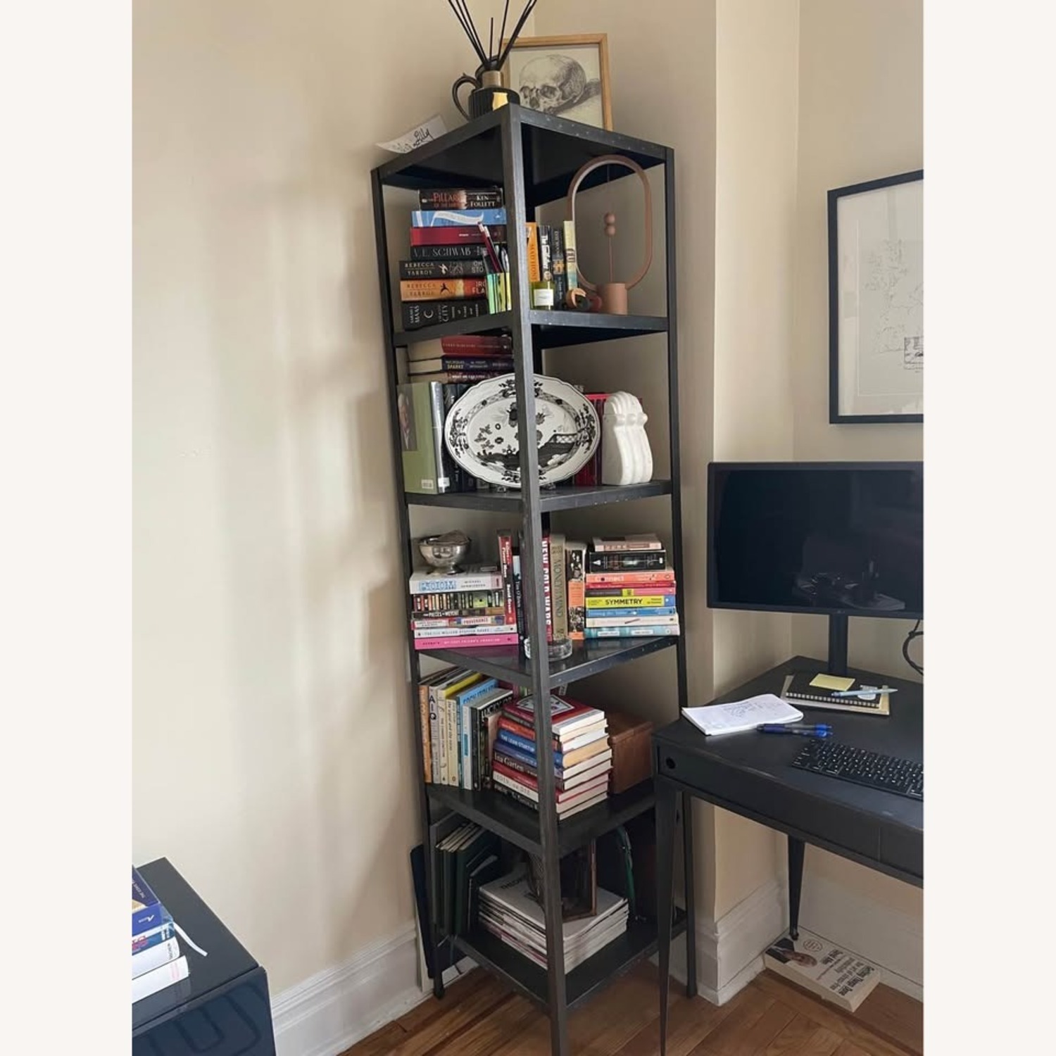 ABC Carpet and Home Black Metal Bookcase - image-2