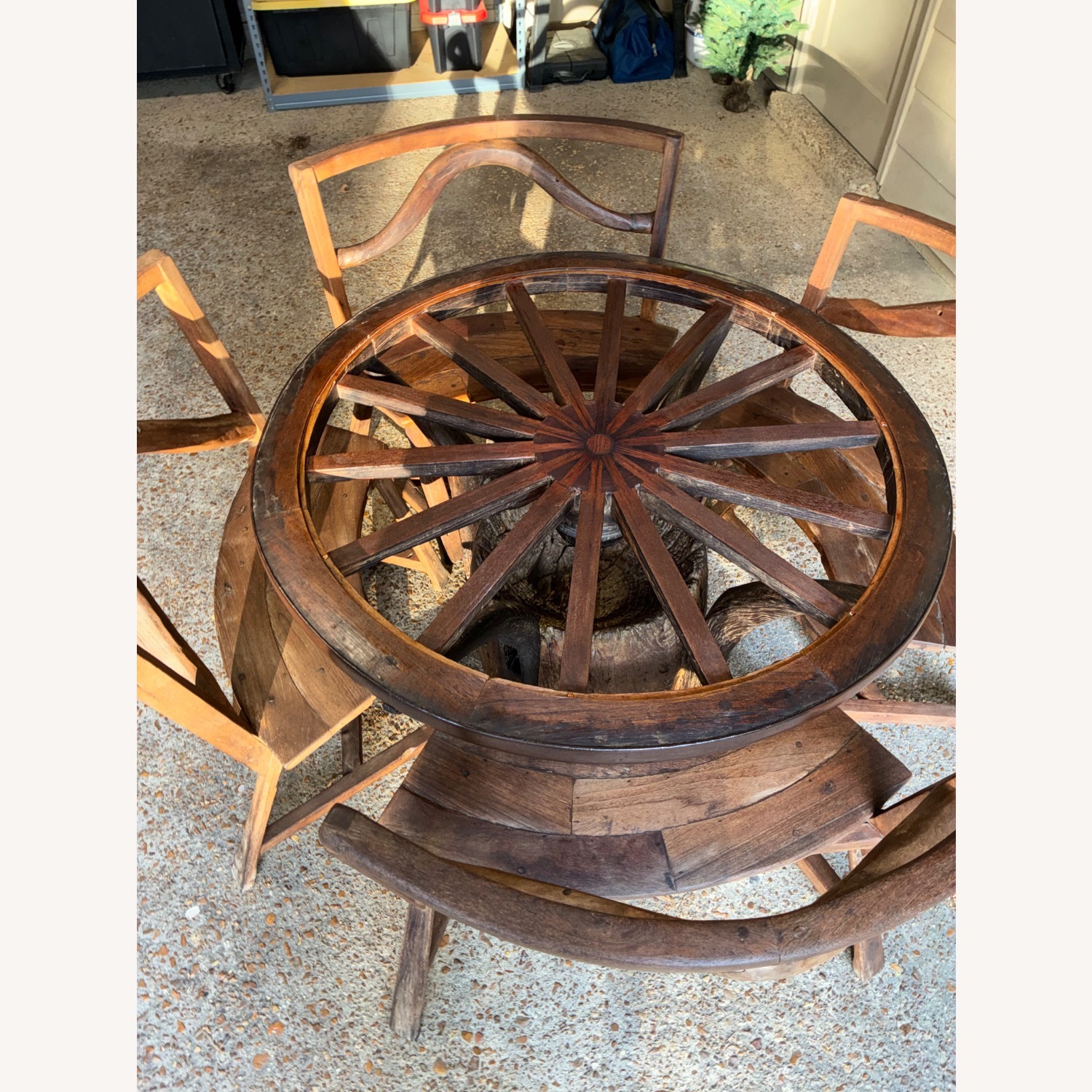 1 St Dibs Natural Wood Dining Table - image-4