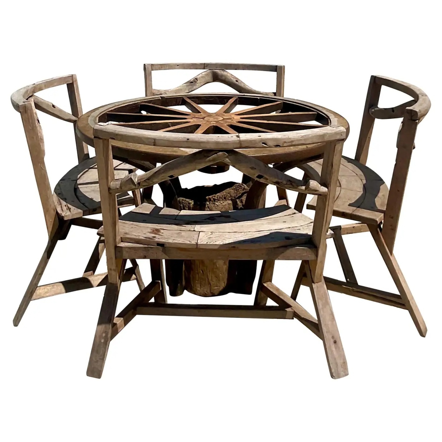 1 St Dibs Natural Wood Dining Table - image-6