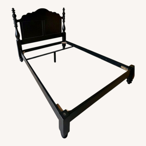 Used Raymour & Flanigan Queen Bed Frame for sale on AptDeco