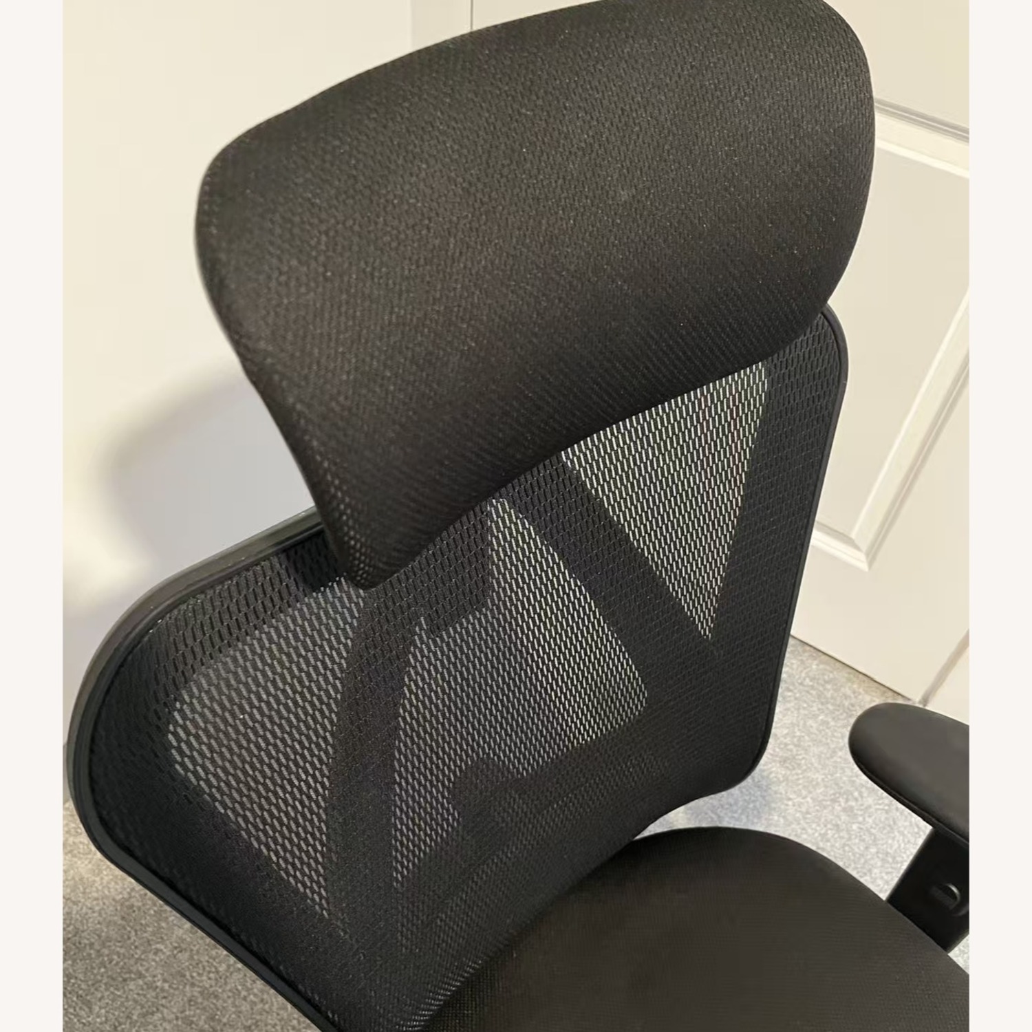Amazon Black Fabric Office Chair - image-3