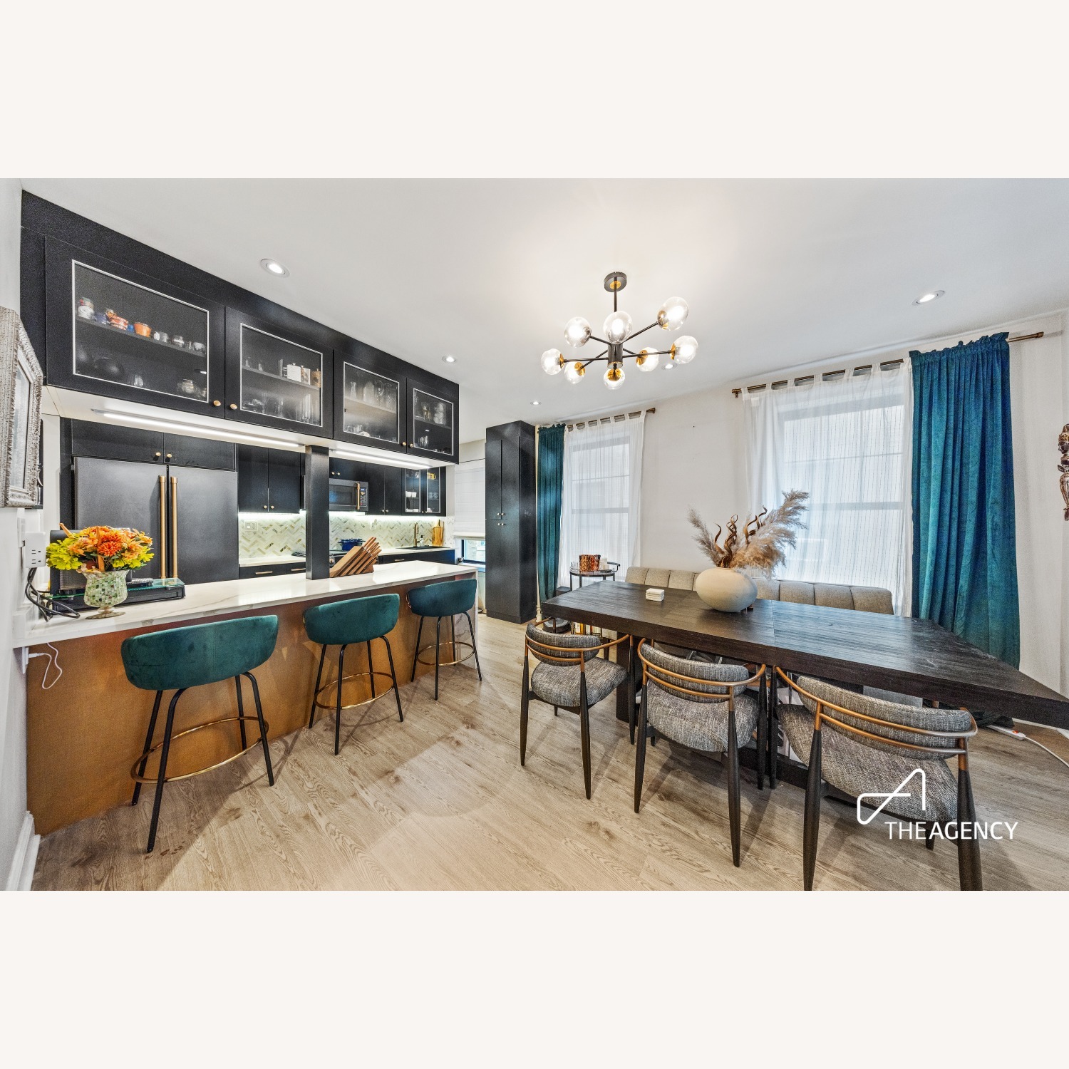 Arhaus Gates Channel Settee Dining Bench - image-3