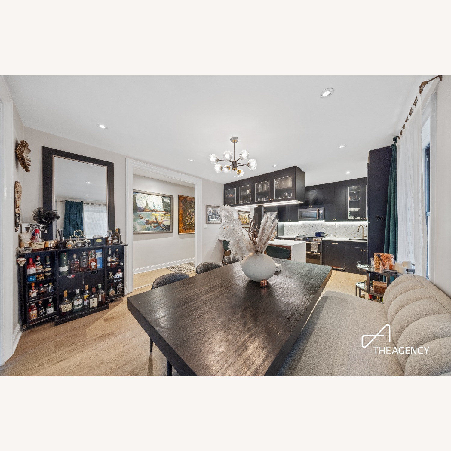 Arhaus Gates Channel Settee Dining Bench - image-4