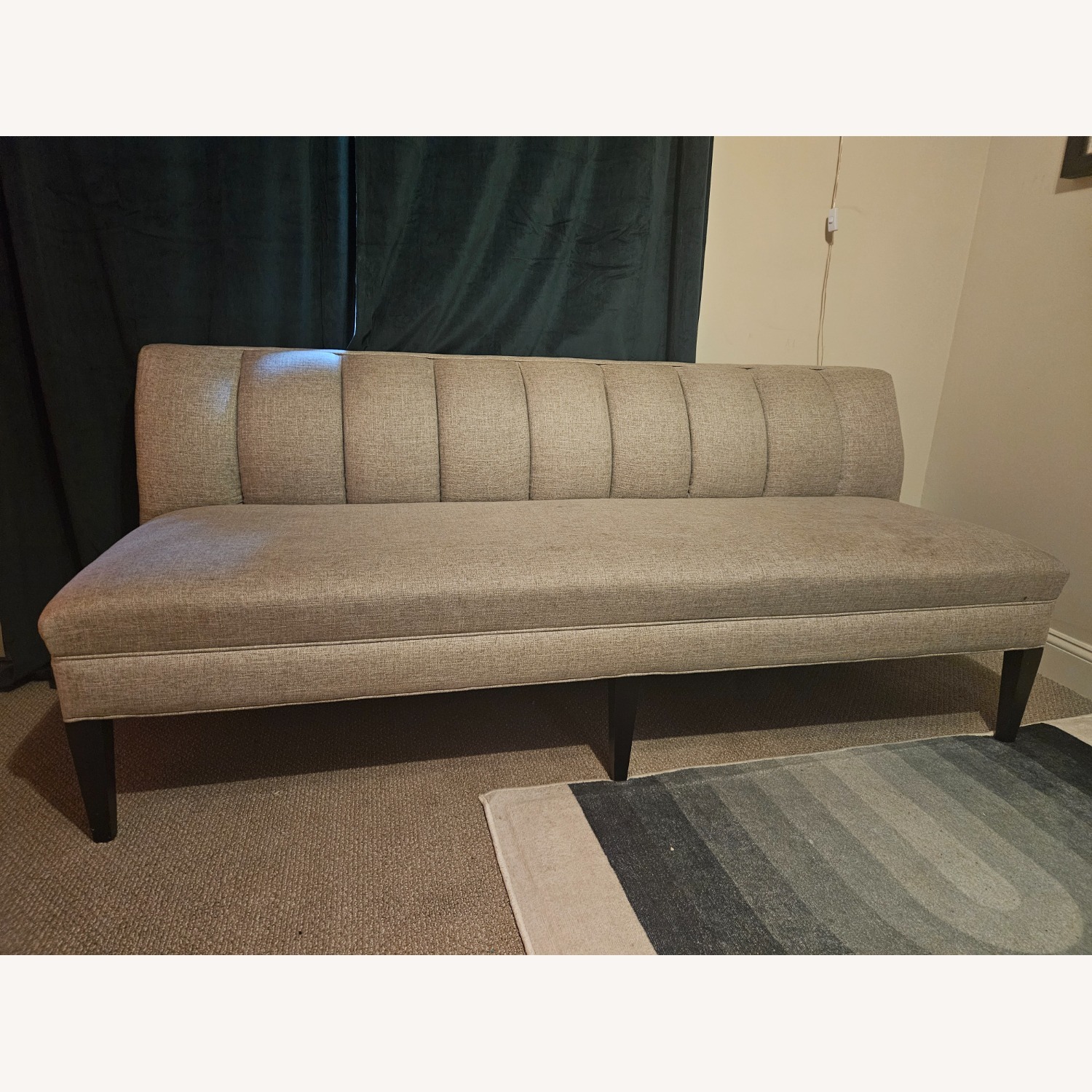 Arhaus Gates Channel Settee Dining Bench - image-1