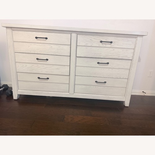 Used Havertys Light Gray Dresser for sale on AptDeco