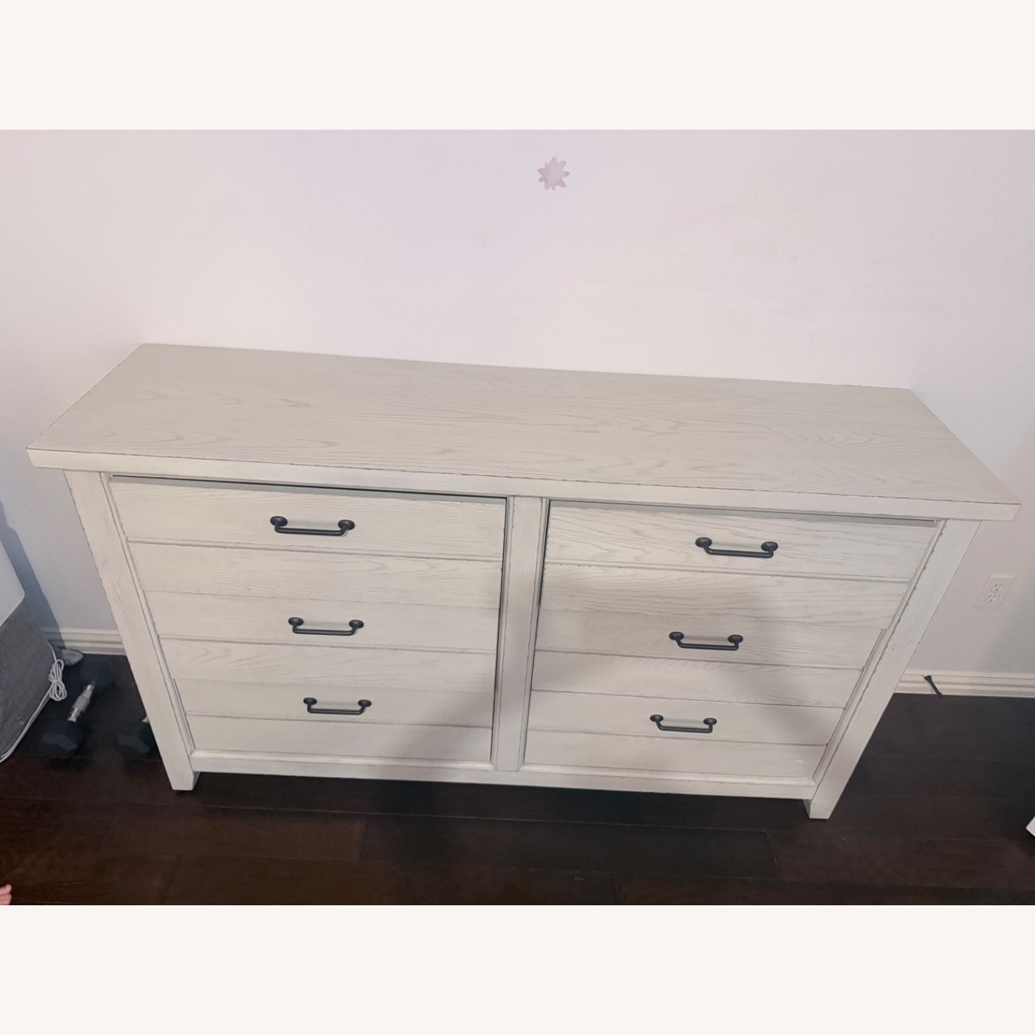 Havertys Light Gray Dresser - image-2