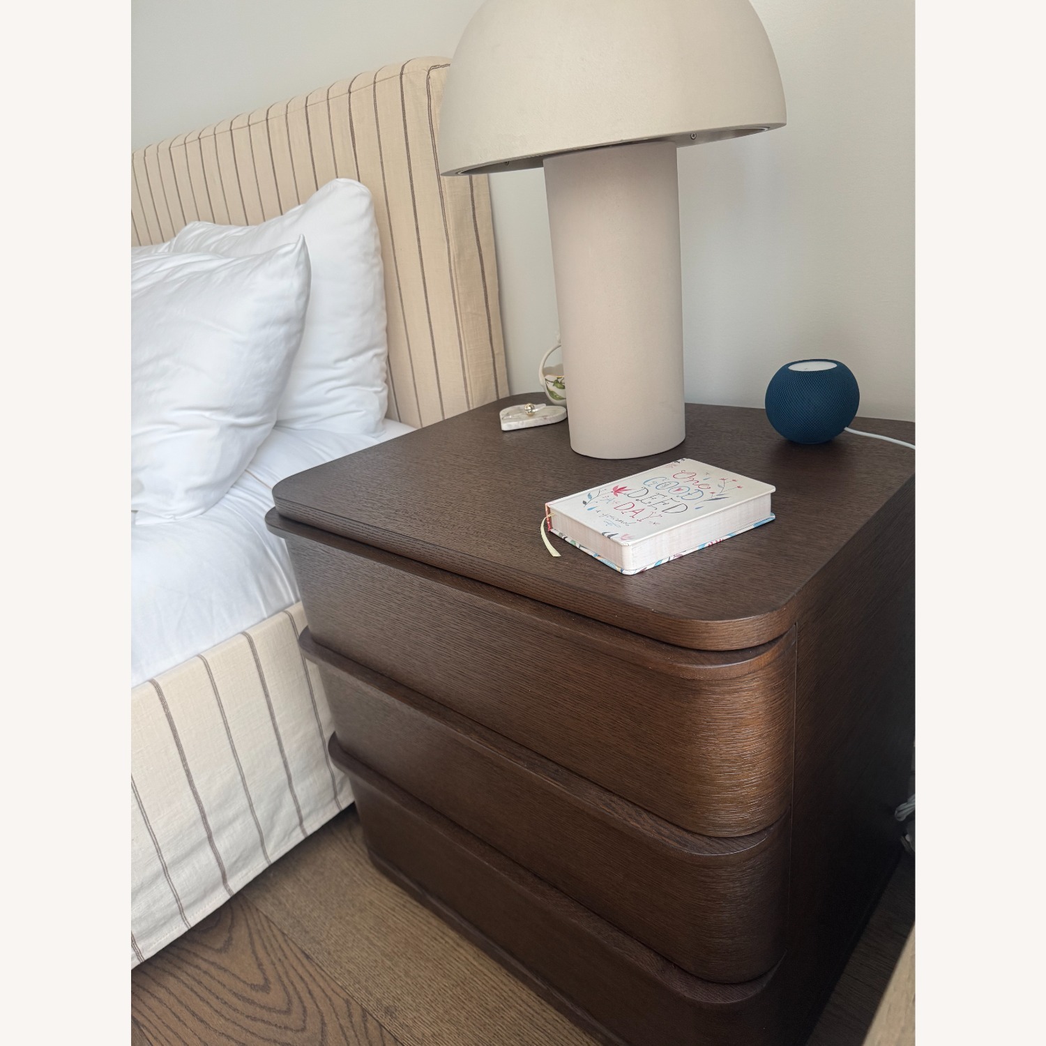 CB2 Enoki Natural Dome Table Lamp - image-4