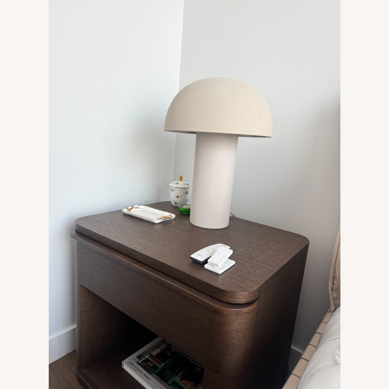 CB2 Enoki Natural Dome Table Lamp - image-2