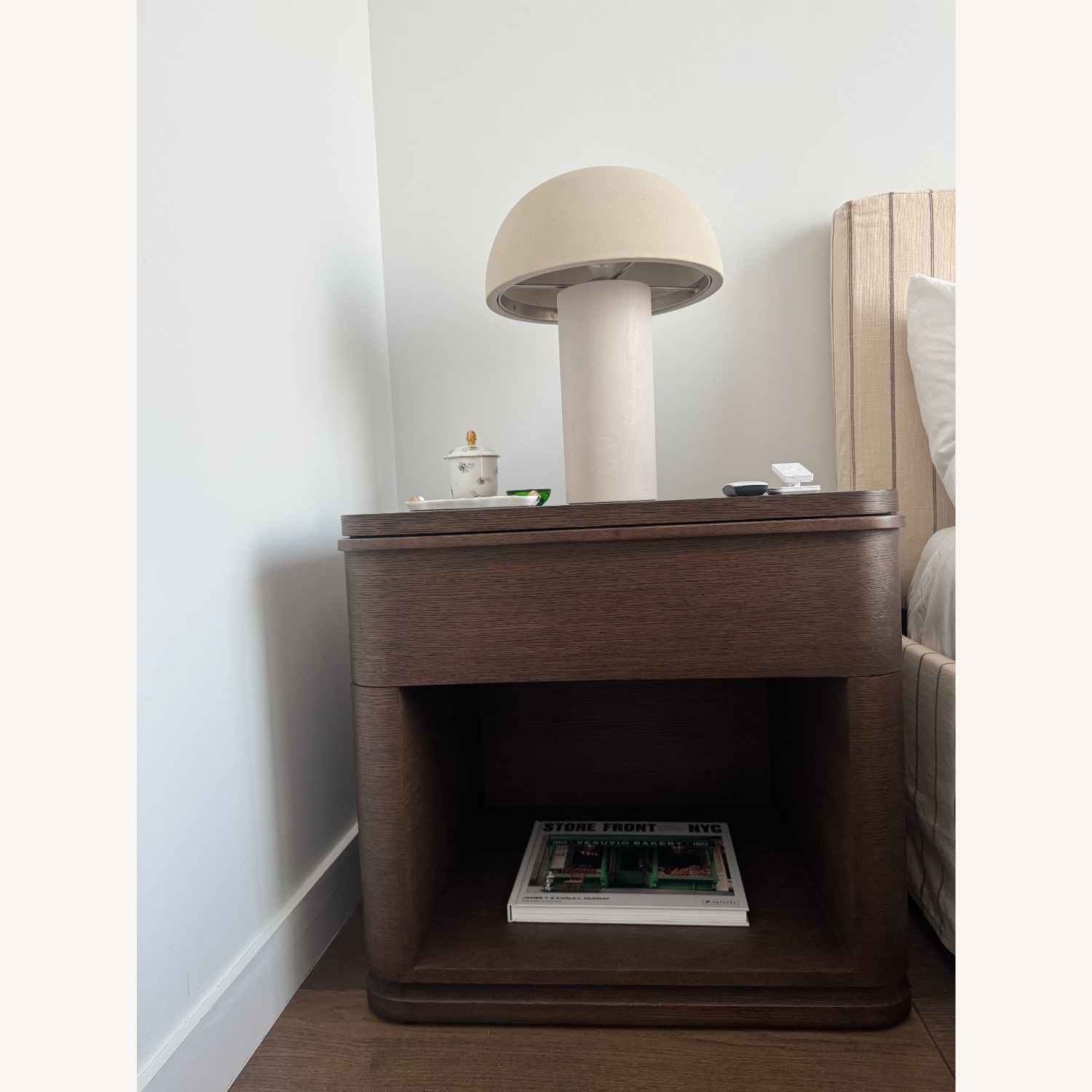 CB2 Enoki Natural Dome Table Lamp - image-3