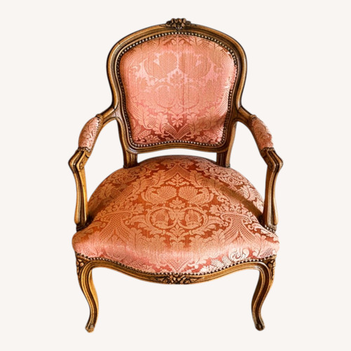 Used Pair of Vintage French Louis XV Bergère Armchairs for sale on AptDeco