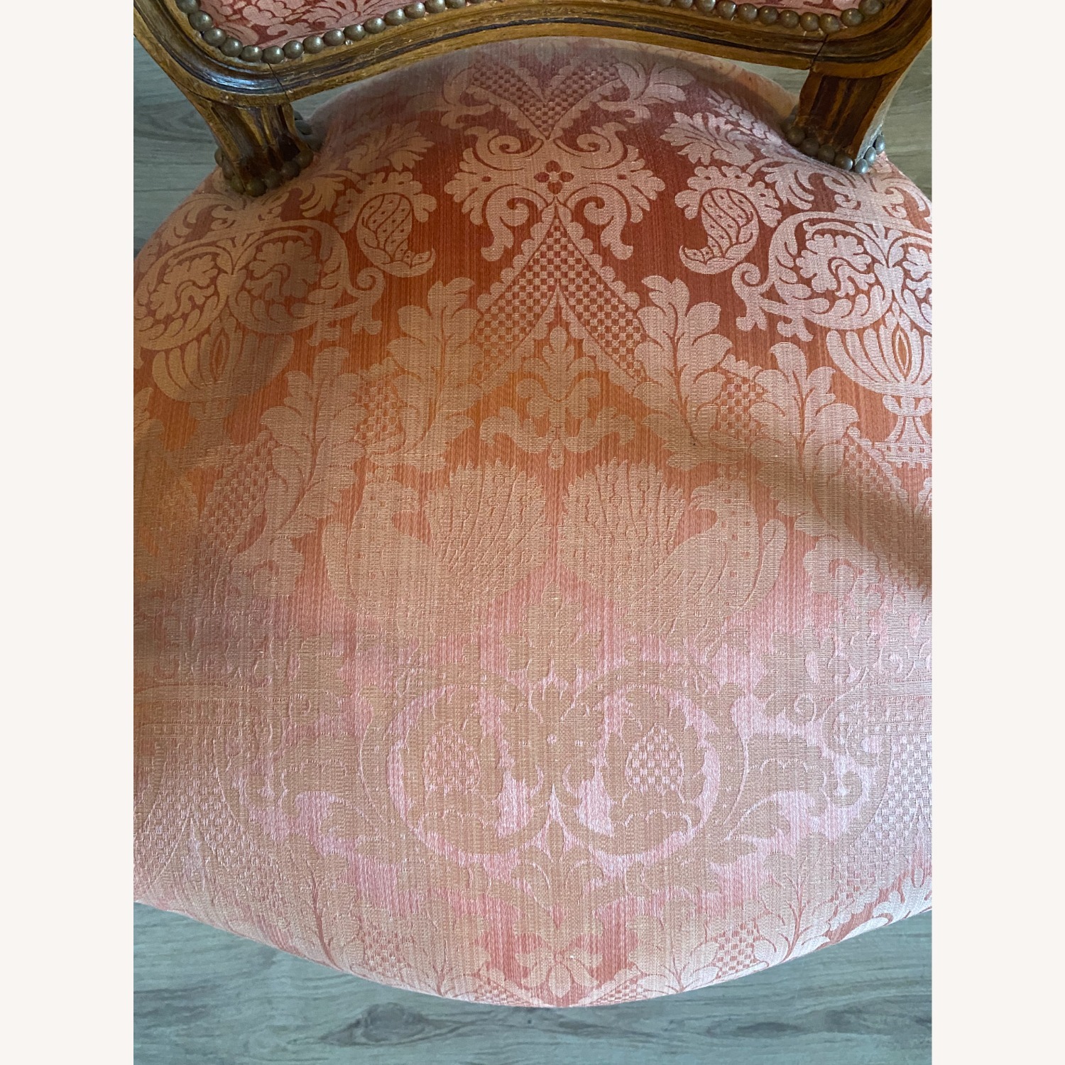 Pair of Vintage French Louis XV Bergère Armchairs - image-7