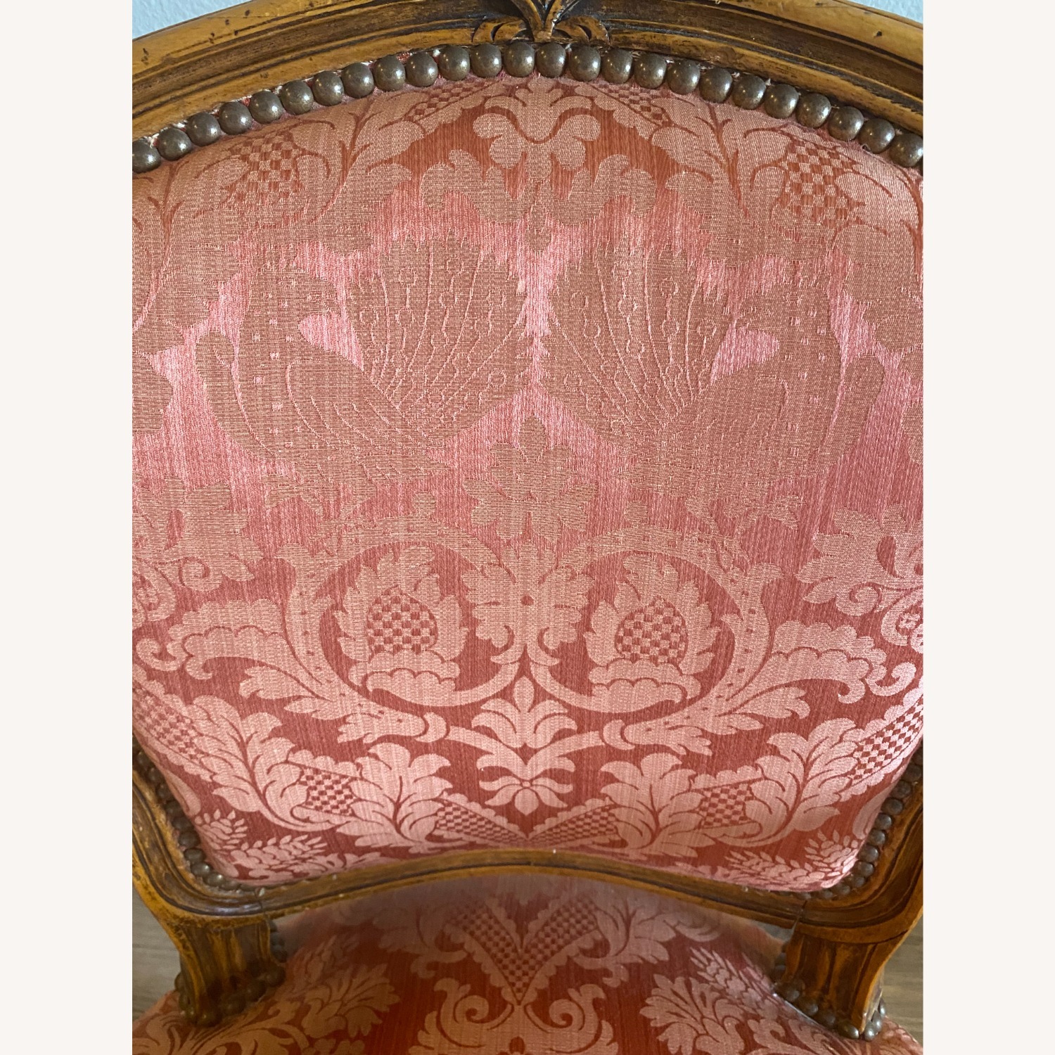 Pair of Vintage French Louis XV Bergère Armchairs - image-5