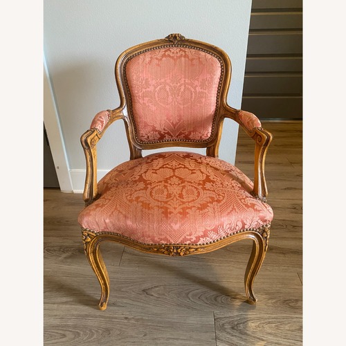 Used Pair of Vintage French Louis XV Bergère Armchairs for sale on AptDeco