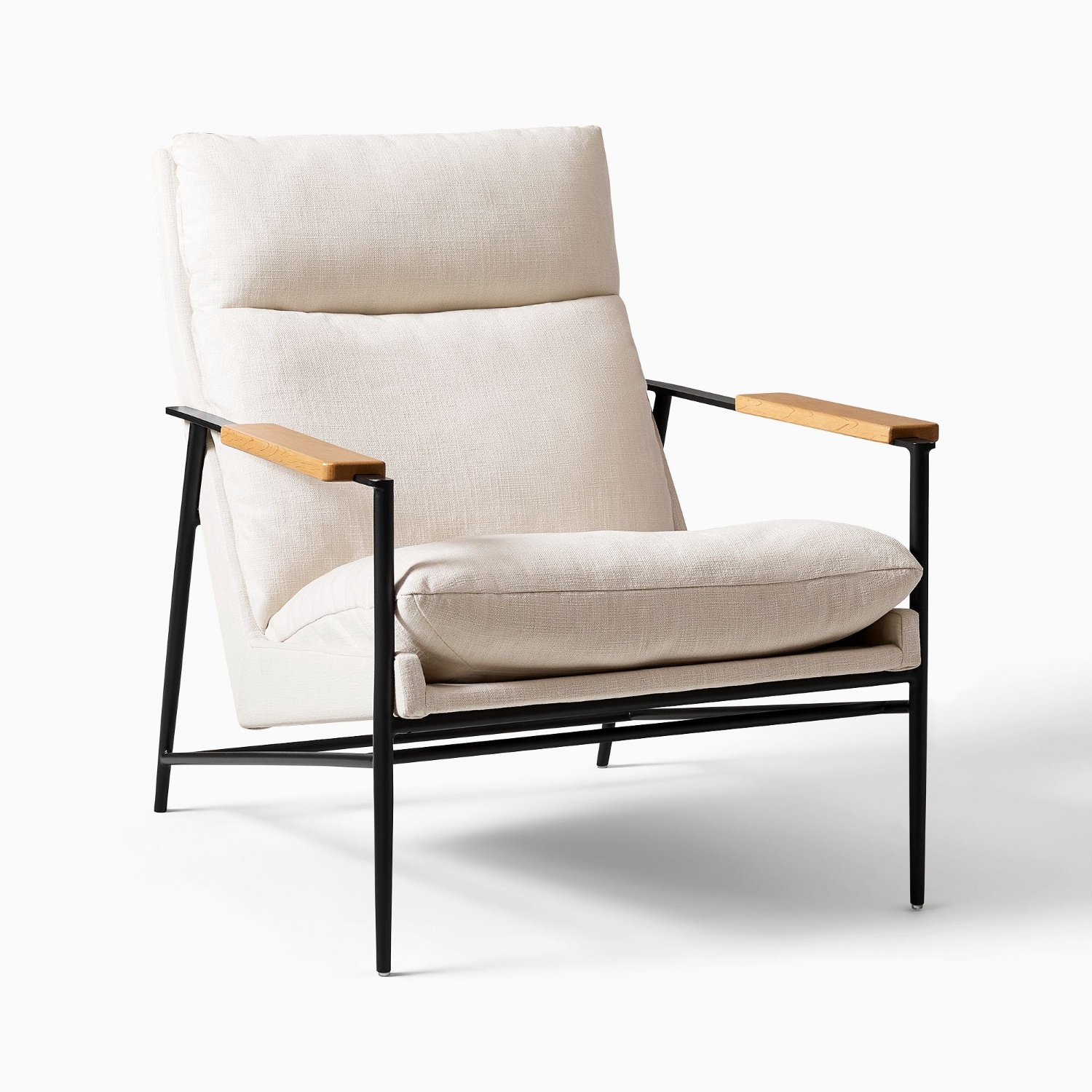 West Elm Natural Accent Chair - image-4