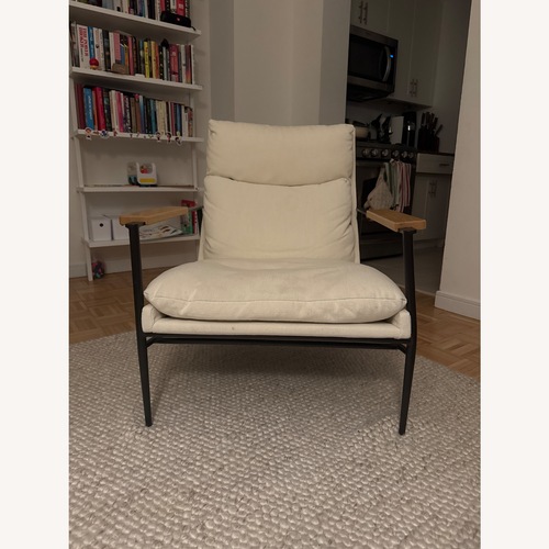 Used West Elm Natural Accent Chair for sale on AptDeco