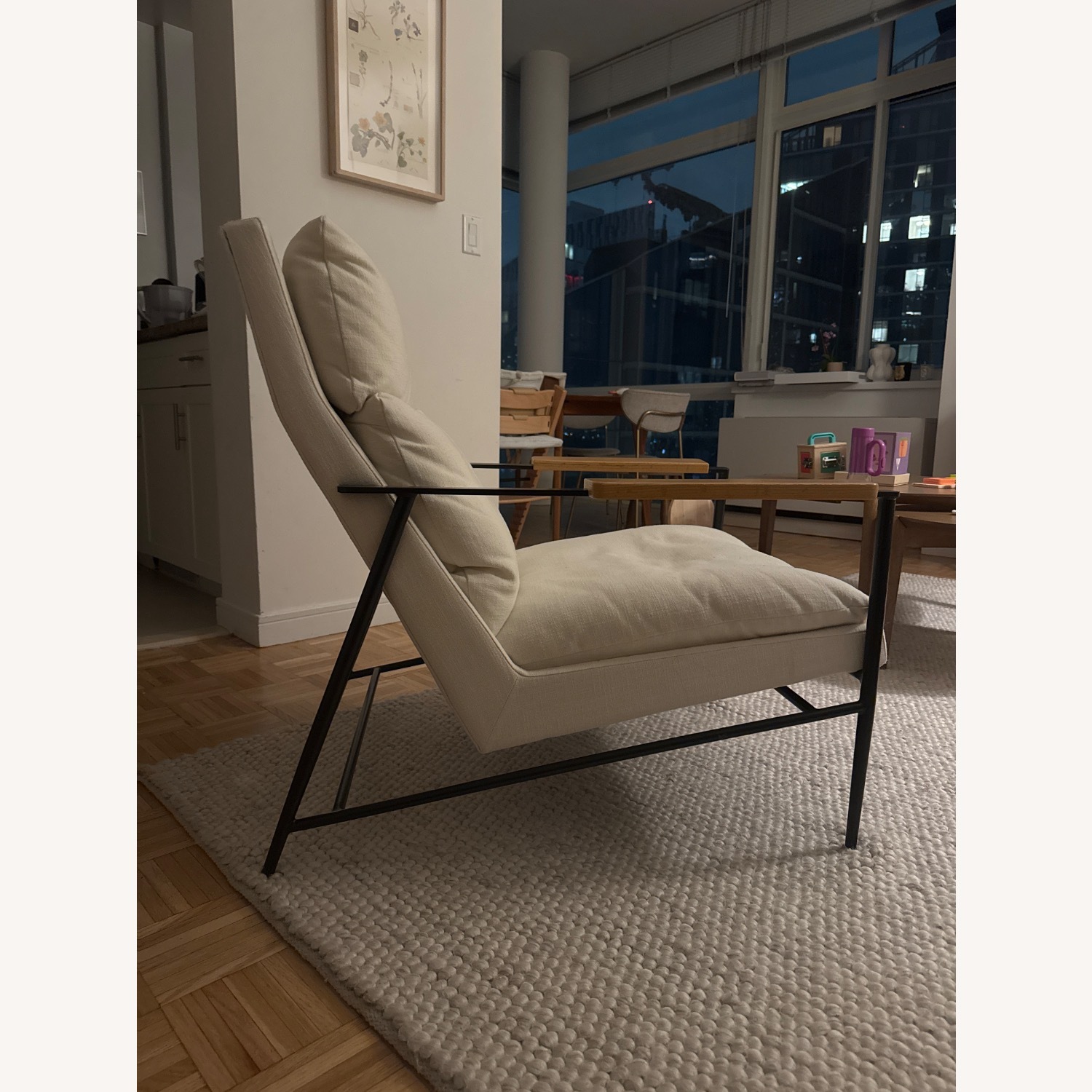 West Elm Natural Accent Chair - image-2