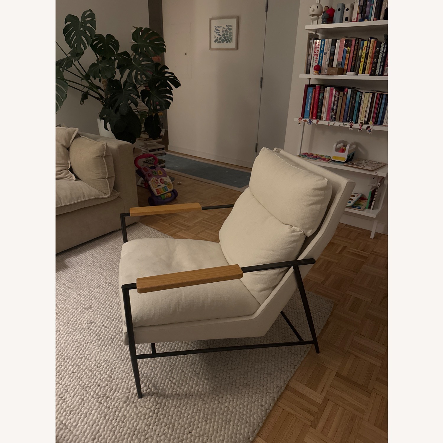 West Elm Natural Accent Chair - image-3