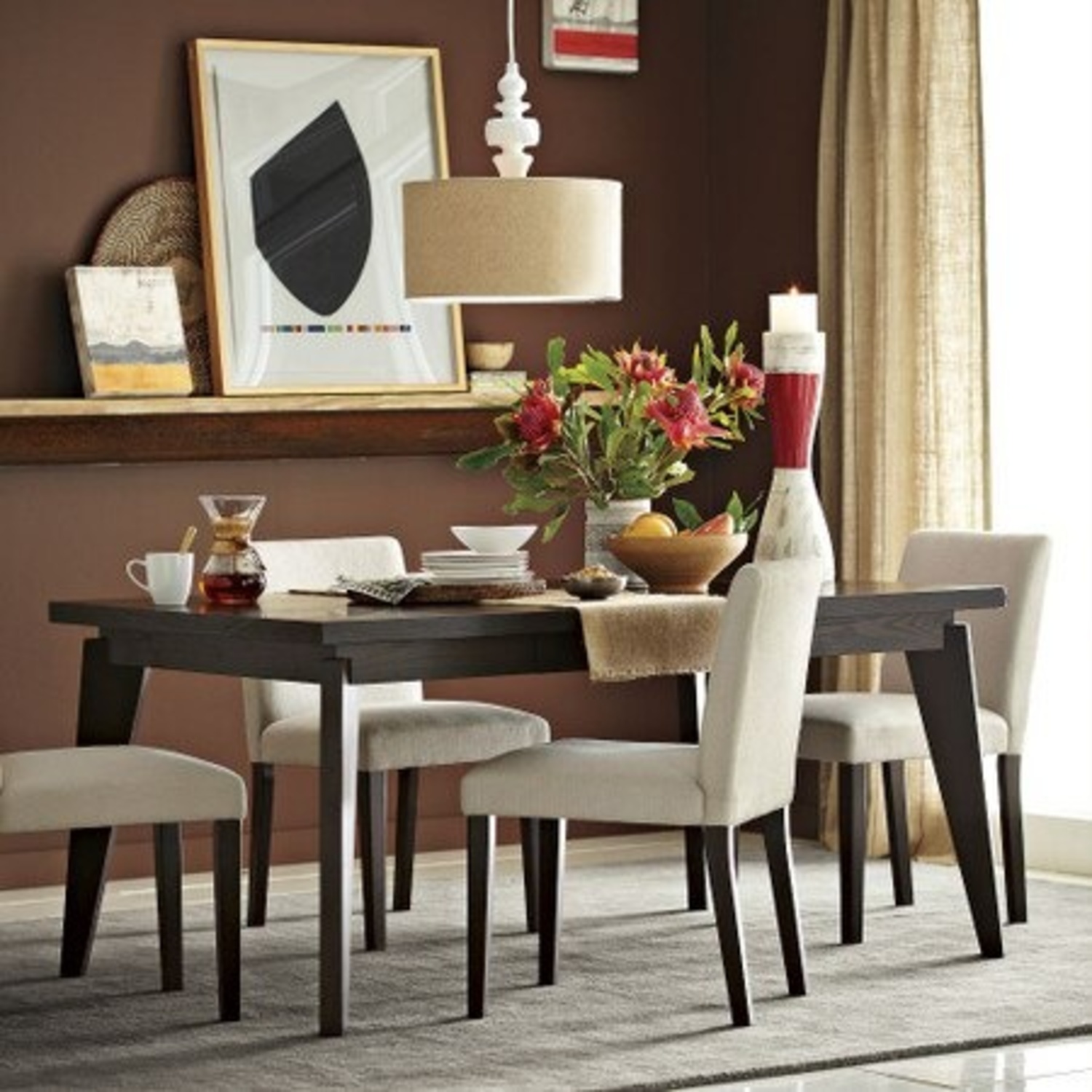 West Elm Angled Leg Expandable Table - image-4