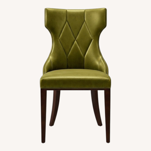Used Manhattan Comfort Green Velvet Dining Chairs for sale on AptDeco