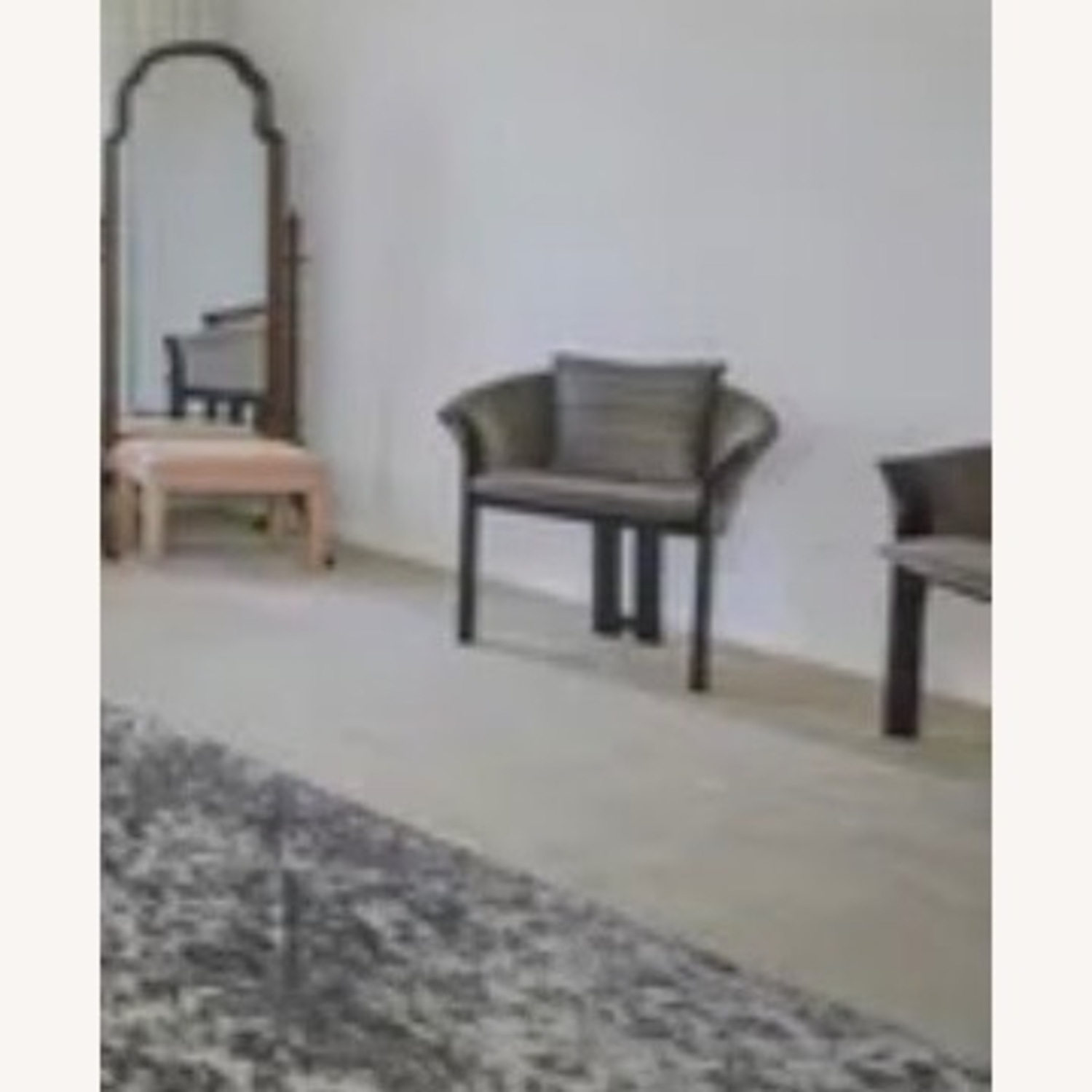 Vintage/Antique Light Gray Accent Chairs - image-2
