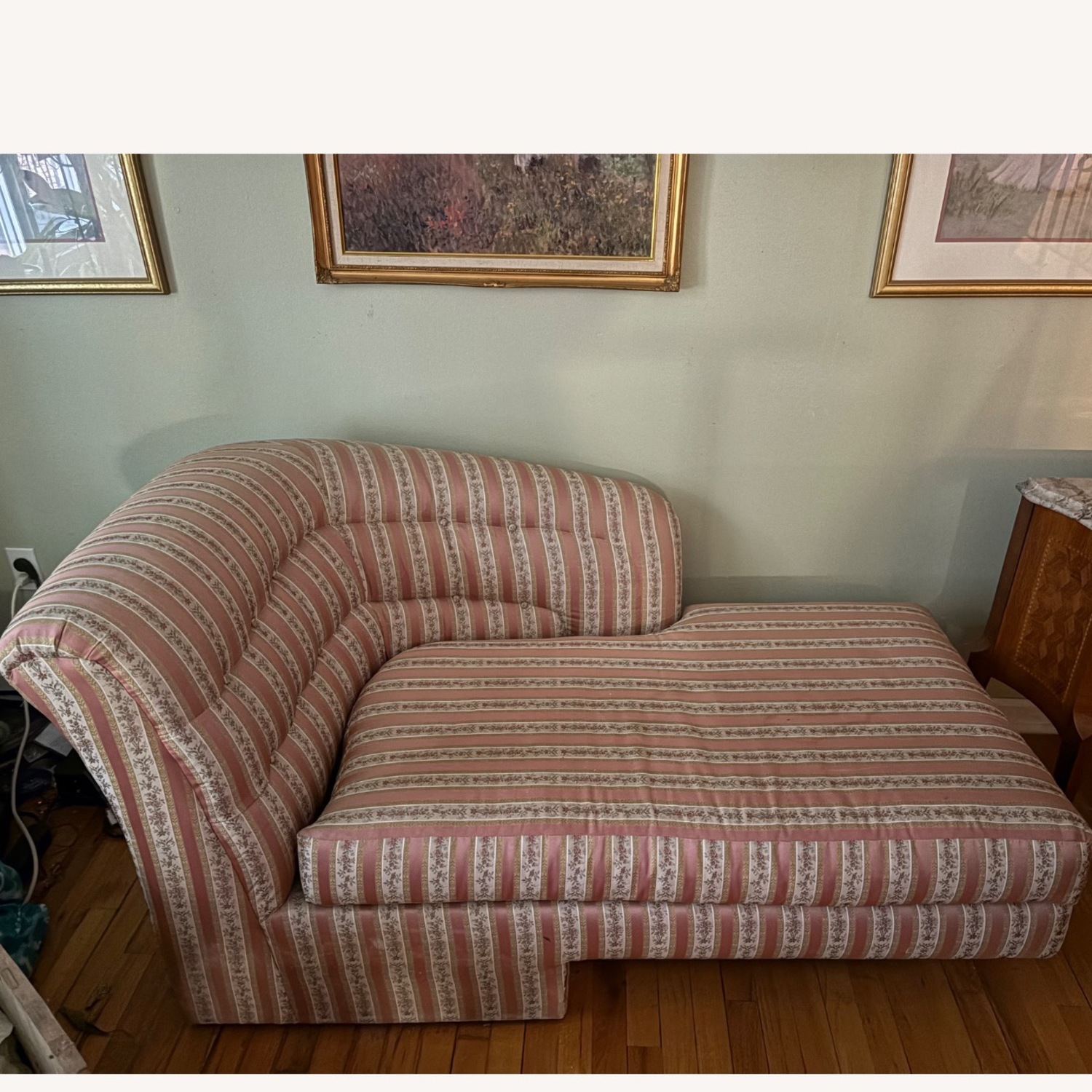 Fabric Chaise Lounge - image-1