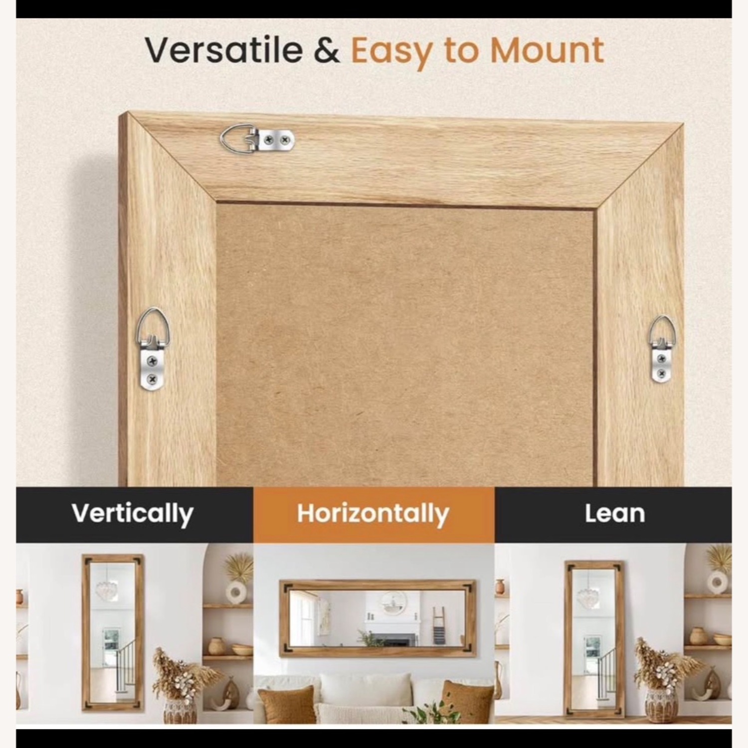 Amazon Natural Wall Mirror - image-2