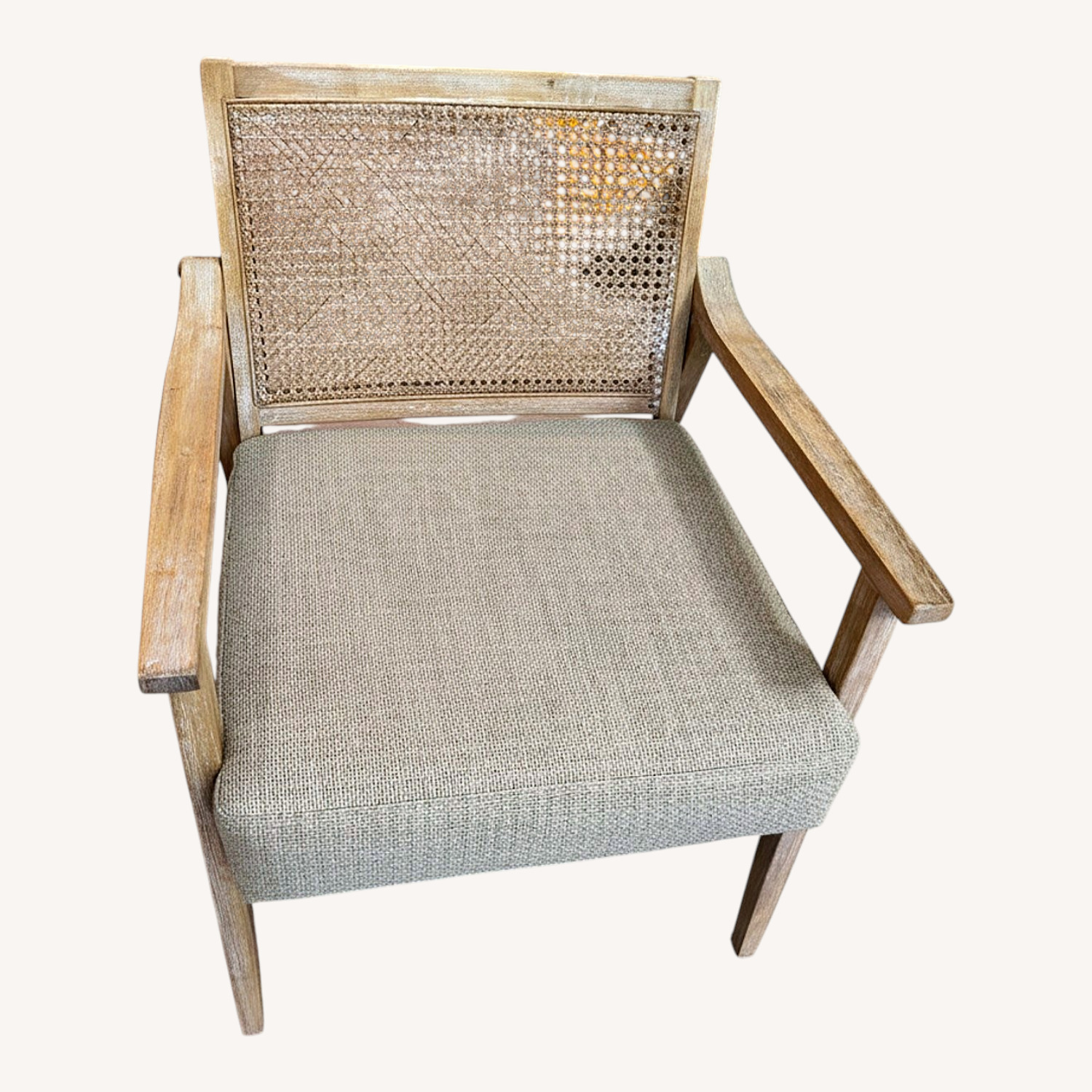 Serena & Lily Natural Rattan Lounge Chair - image-0
