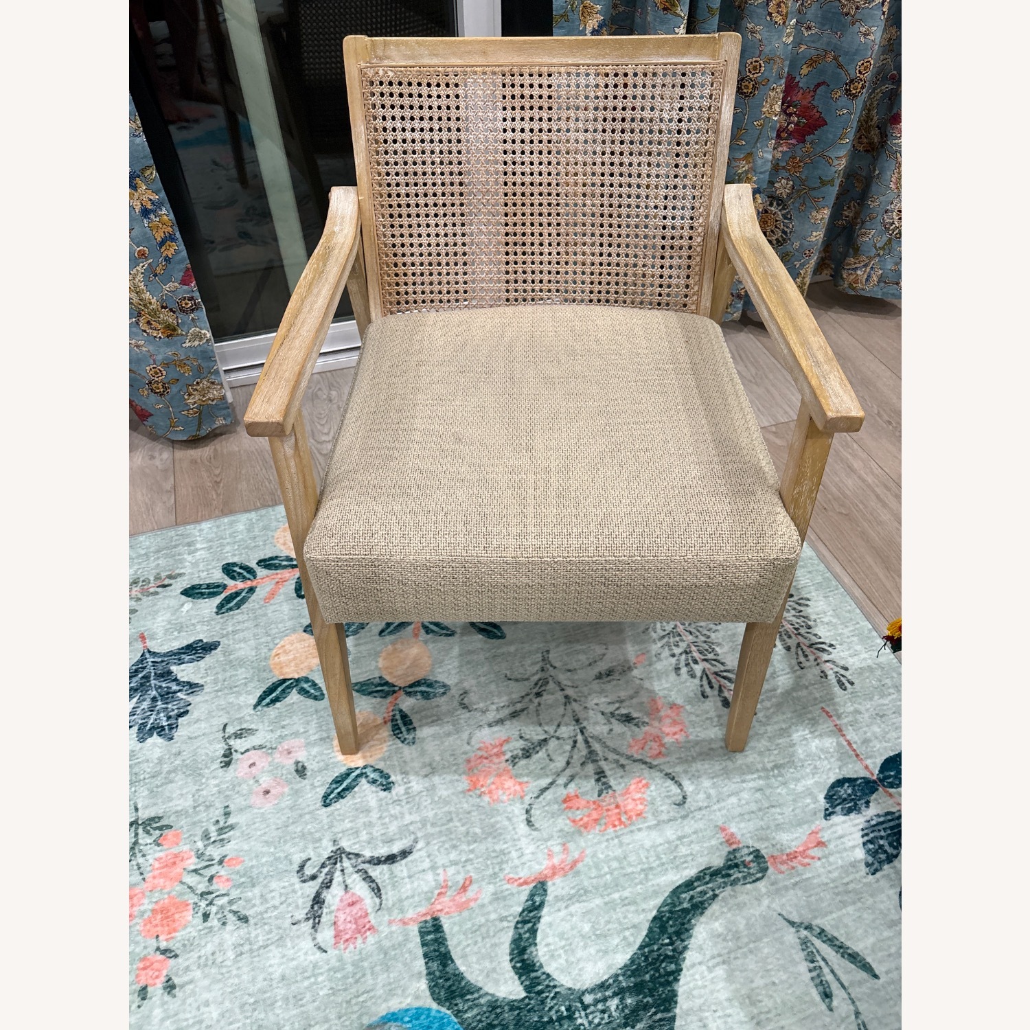 Serena & Lily Natural Rattan Lounge Chair - image-3