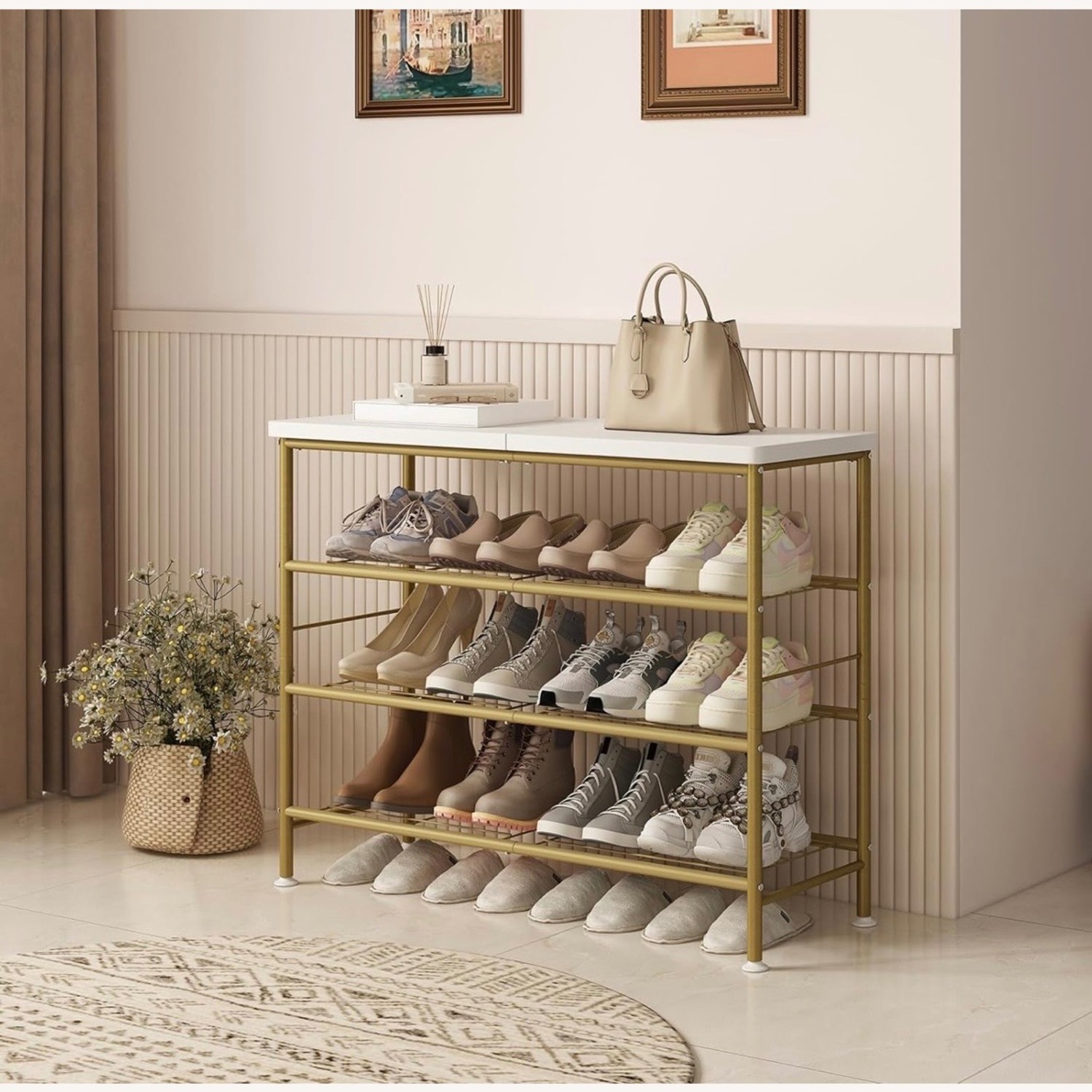 Amazon Gold Wood Sideboard - image-2