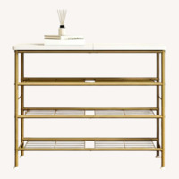 Amazon Gold Wood Sideboard