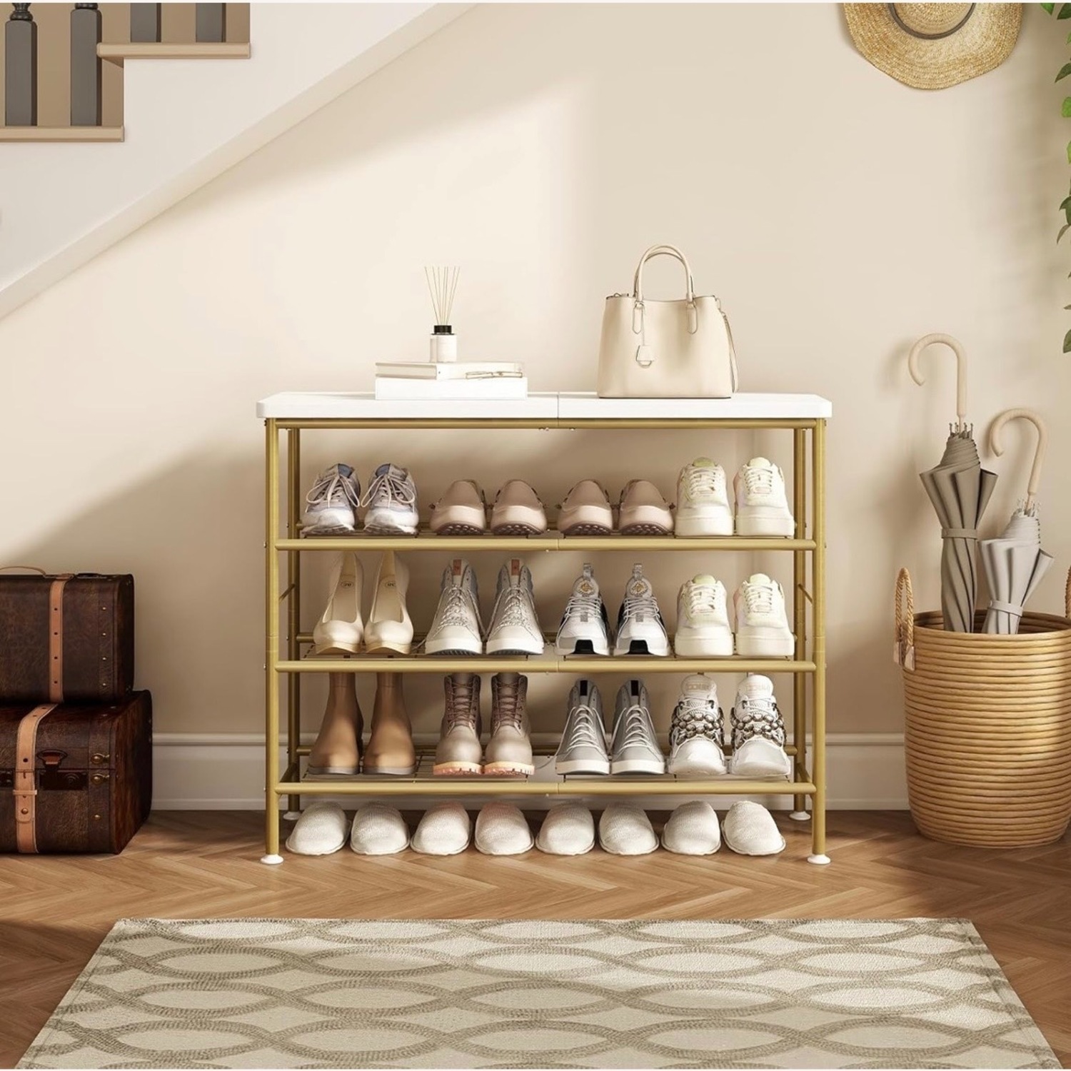 Amazon Gold Wood Sideboard - image-1