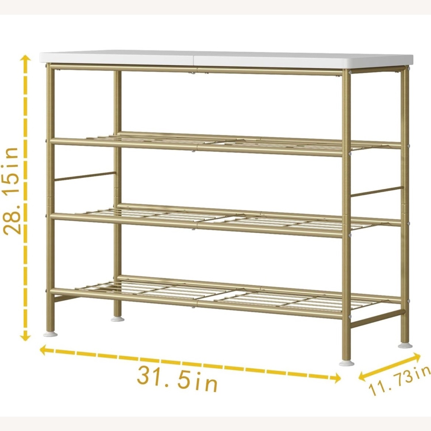 Amazon Gold Wood Sideboard - image-5
