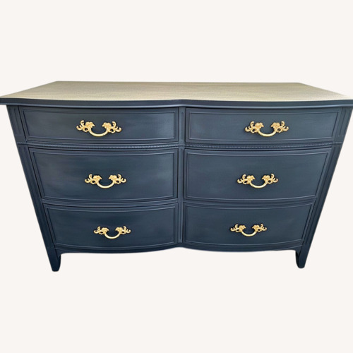 Used Antique Blue Wood Dresser for sale on AptDeco