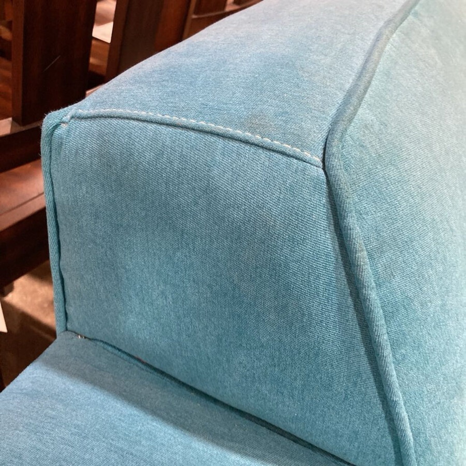 Mid-Century Upholstered Armchair - image-9