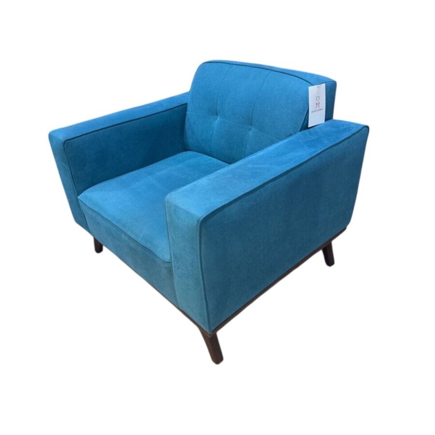 Mid-Century Upholstered Armchair - image-1