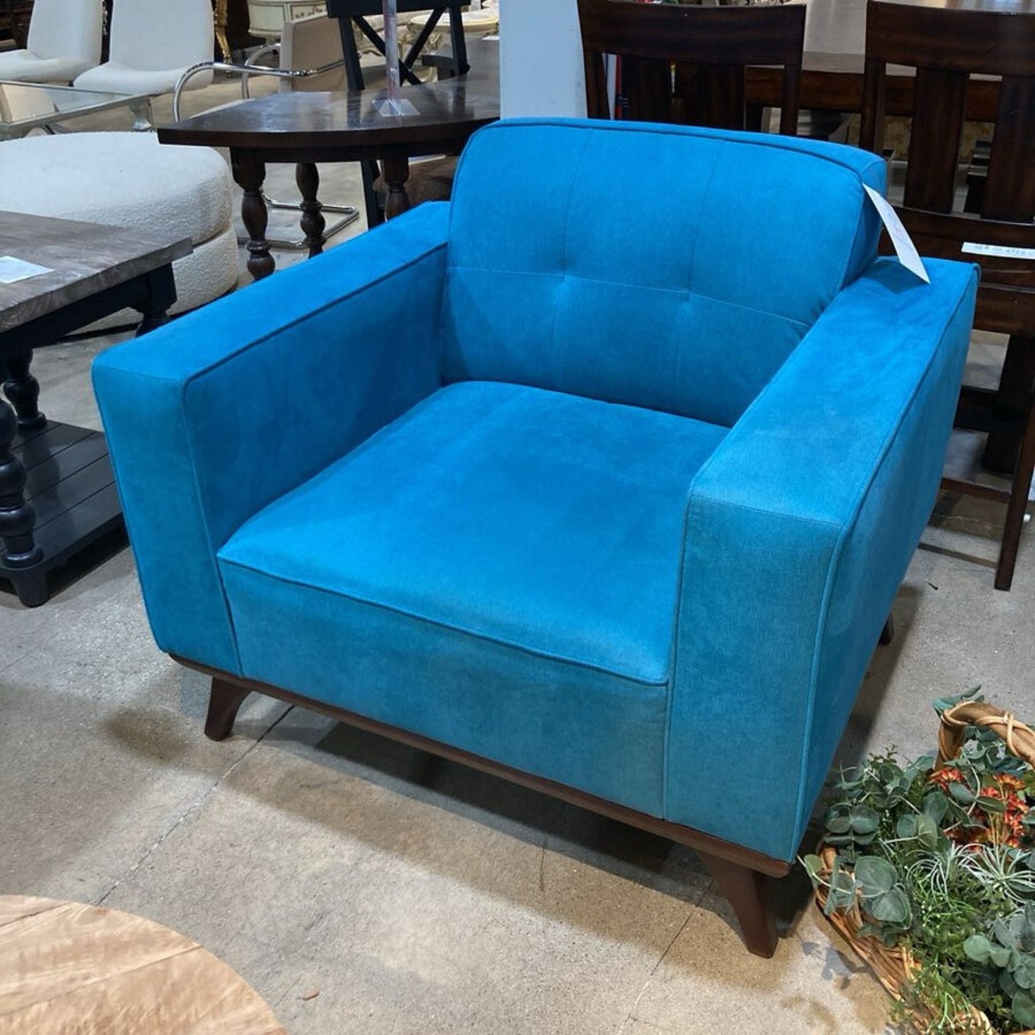 Mid-Century Upholstered Armchair - image-2