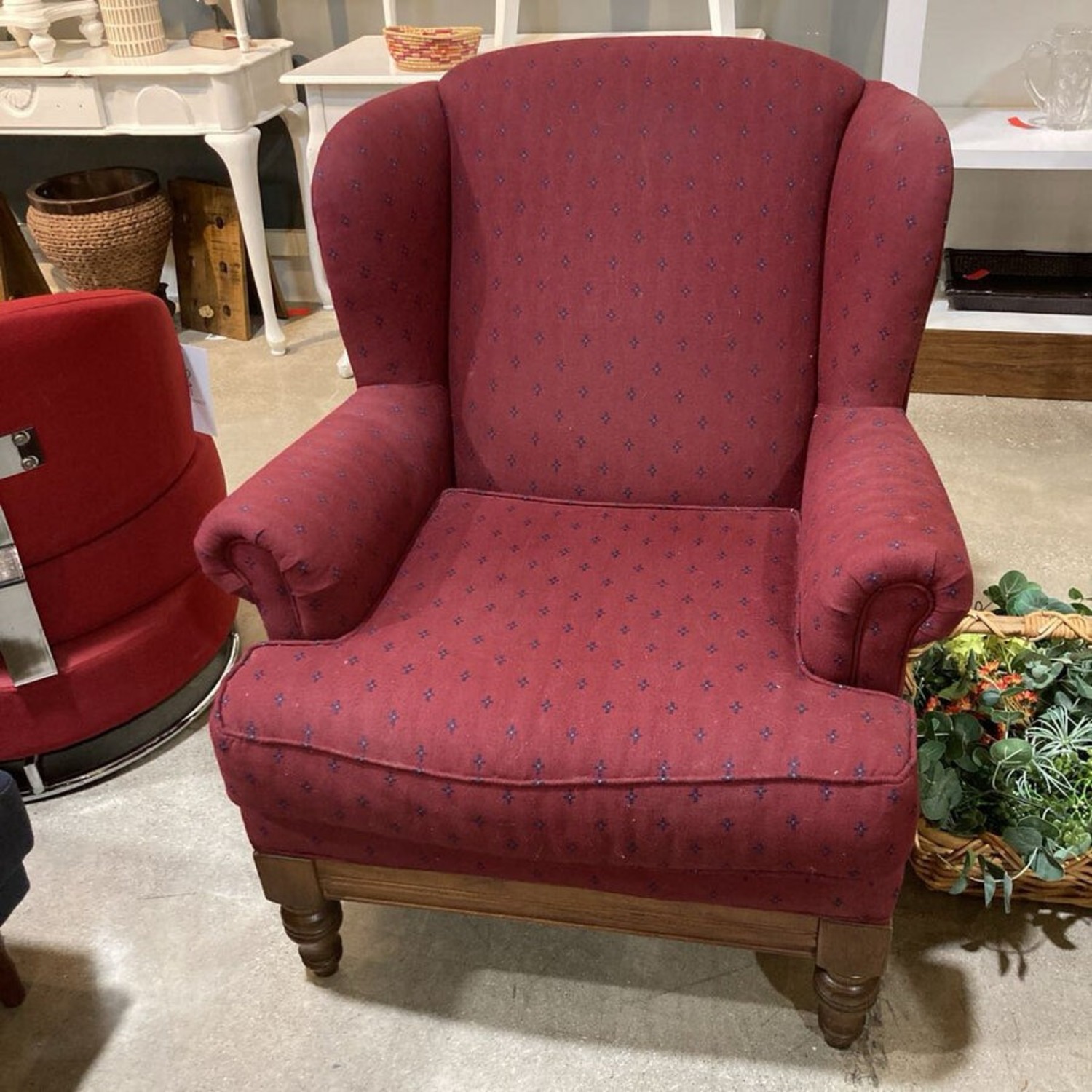 Flexsteel Traditional Upholstered Wingback Chair - image-3