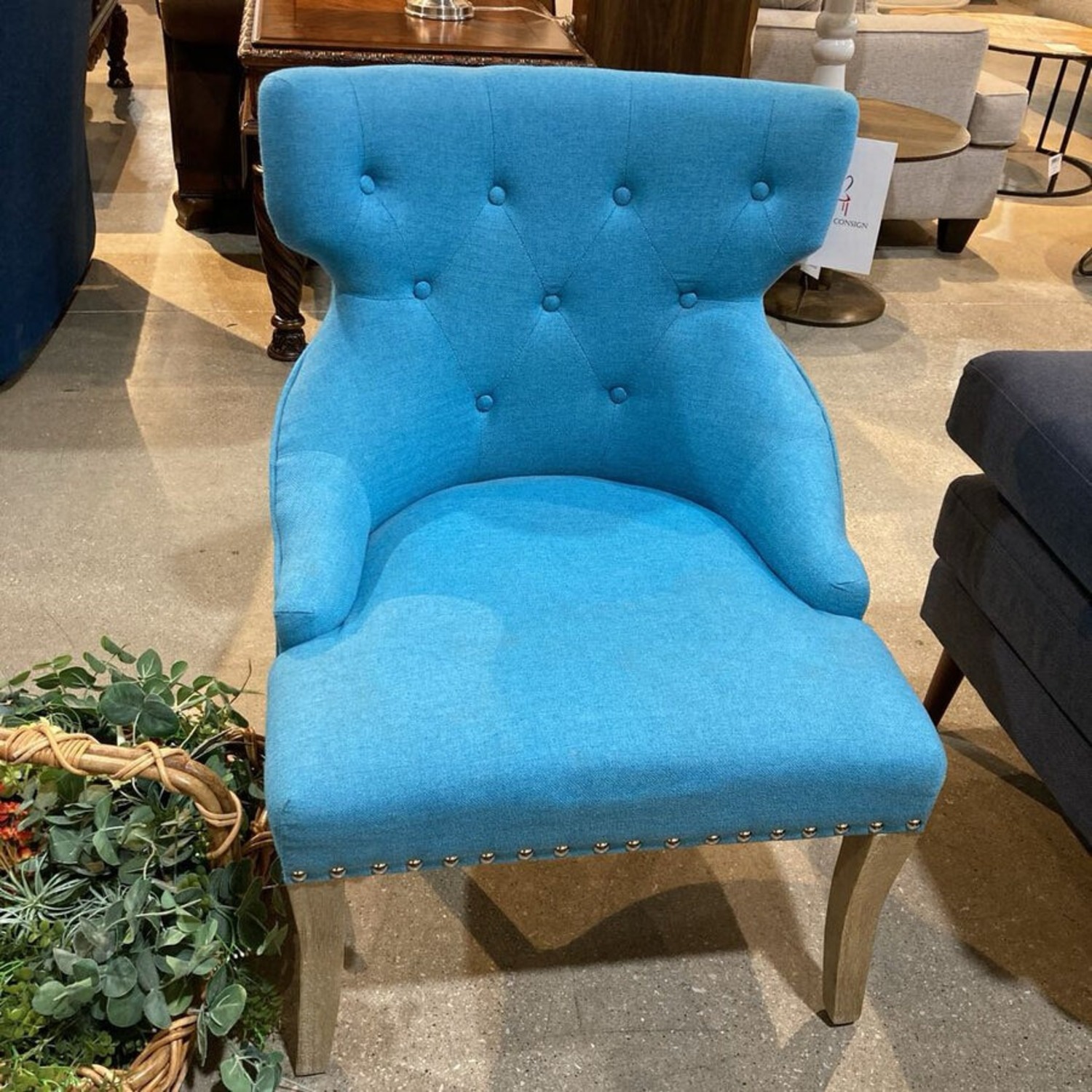 Office Star Products Tufted Fabric Accent Chair - image-3